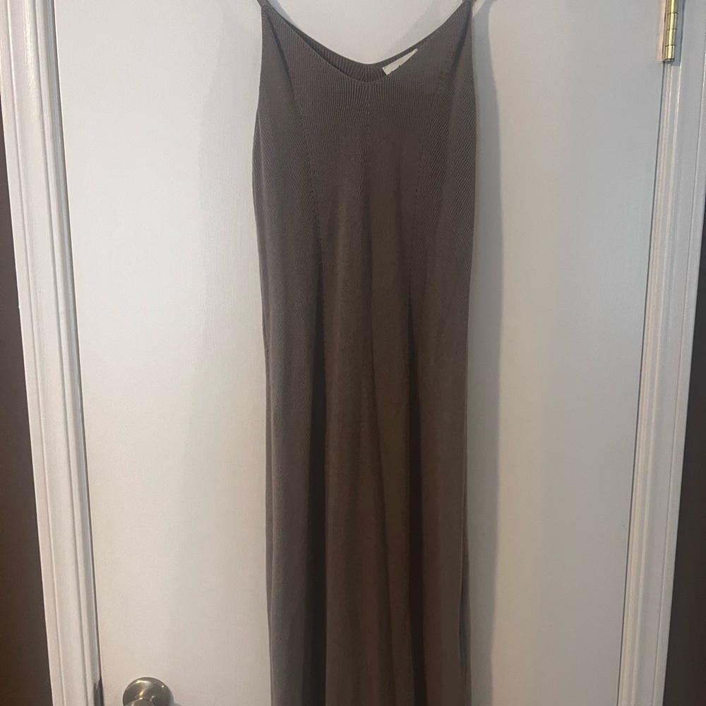 Freshman Chocolate Knit Dress